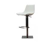 Light Gray Eco-Leather Bar Stool VG Niven