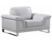 Light Gray Leather Sofa set GU 15