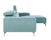 Light Gray Fabric Sofa HE 802