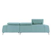 Light Gray Fabric Sofa HE 802