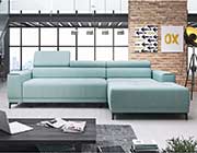 Light Gray Fabric Sofa HE 802