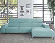 Light Gray Fabric Sofa HE 802