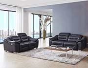 Recliner Leather sofa EF 72