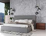 Upholstered Gray Modern Bed VG Jully