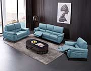 Leather reclining sofa EF 934