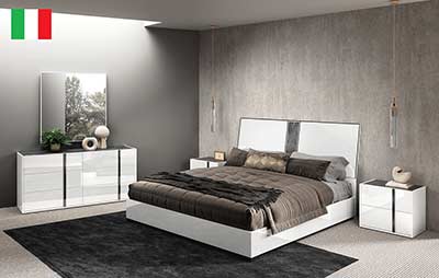 White Marble Bedroom EF Blanche