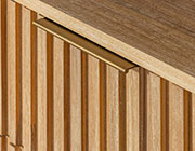 Modern Bed in Natural finish VG Micayla