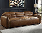 Cocoa Leather Sofa AC Ryley