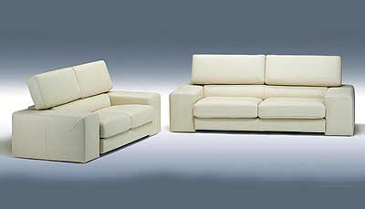 HE-Minelli-Italian Leather Sofa Set