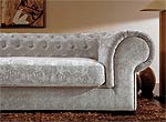 Cream Dream Microfiber Sectional Sofa and Ottoman