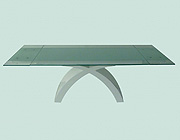 CR216 Glass Top Dining Table