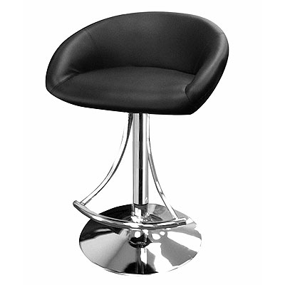 Modern black bar stool CR1185