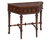 BT 048 Traditional Console Sofa Table in Mahogany Finish