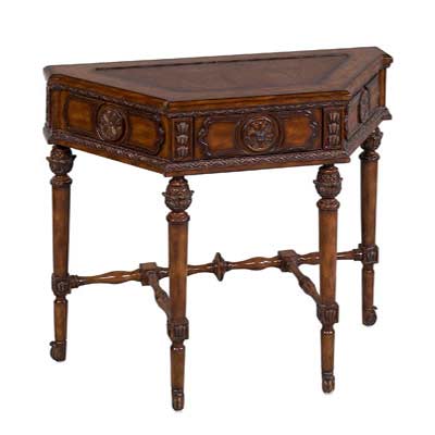 BT 048 Traditional Console Sofa Table in Mahogany Finish