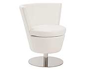 Modern Lounge Chair EStyle 807 in White