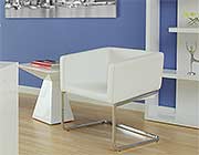 Modern Arm Chair EStyle 812 in White