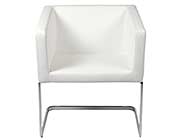 Modern Arm Chair EStyle 812 in White