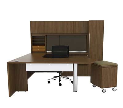 U-Shape Arc End Top Office Collection CH-V-736