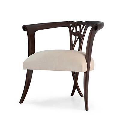 La Dame low-back chair by Christopher Guy