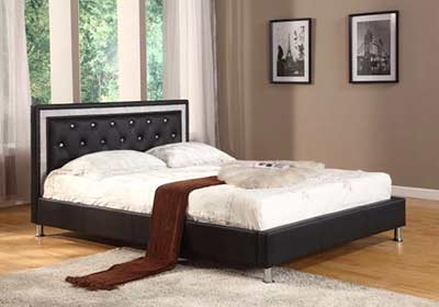 Black Chic Modern Bed W805