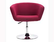 Modern Arm Chair in Carnelian red Z340