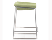 Modern Fabric Counter Chair Z036 in Green