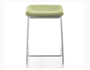 Modern Fabric Counter Chair Z036 in Green