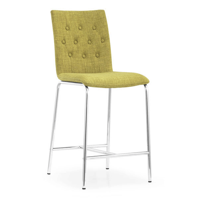 Modern Counter Fabric Chair Z339 in Pea