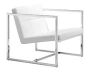 Modern White Tufted Chair Z074