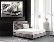 Transitional Bed with Lift Storage VG More