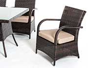 Outdoor Glass top dining set VG498