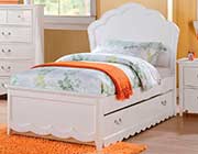 Youth Bedroom in White finish AC70