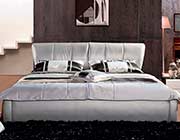 Modern Beige Leatherette Bed VG070