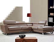 Modern Bonded Leather Beige sofa VG761