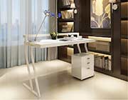 Modern White Gloss Office desk SJ48