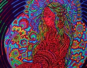 Visionary art Fluorescent SR Pacha Mama