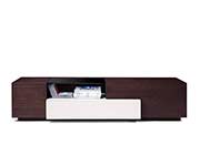 Brown Oak Grey lacquer TV unit SJ015