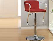 Red Fabric Adjustable Bar Stool CO 093