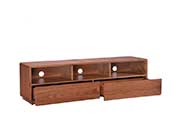 Modern Walnut TV Stand Z097