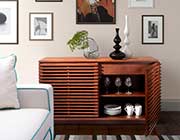 Walnut Modern Credenza Z051