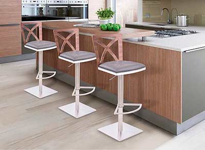 Air-lift swivel bar stool ArL Parina