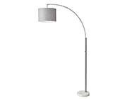 Brushed Steel Arc Lamp AD 922