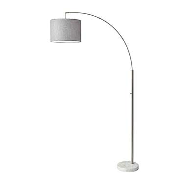 Brushed Steel Arc Lamp AD 922