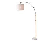 Brushed Steel Arc Lamp AD 922