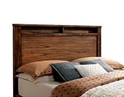 Storage Platform Bed in Oak Finish FA72