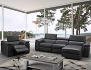 Premium Leather Sectional sofa with Power Recliner NJ Ariana