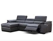 Premium Leather Sectional sofa with Power Recliner NJ Ariana