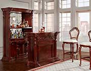 Mahogany French Provincial Bar 9181