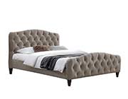 Taupe fabric Bed NJ Andra
