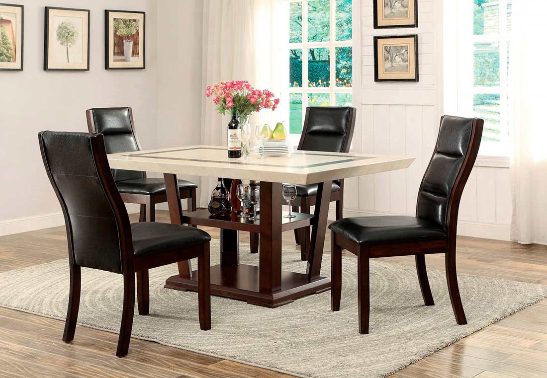 Marble Top Dining Table CO441 | Urban Transitional Dining